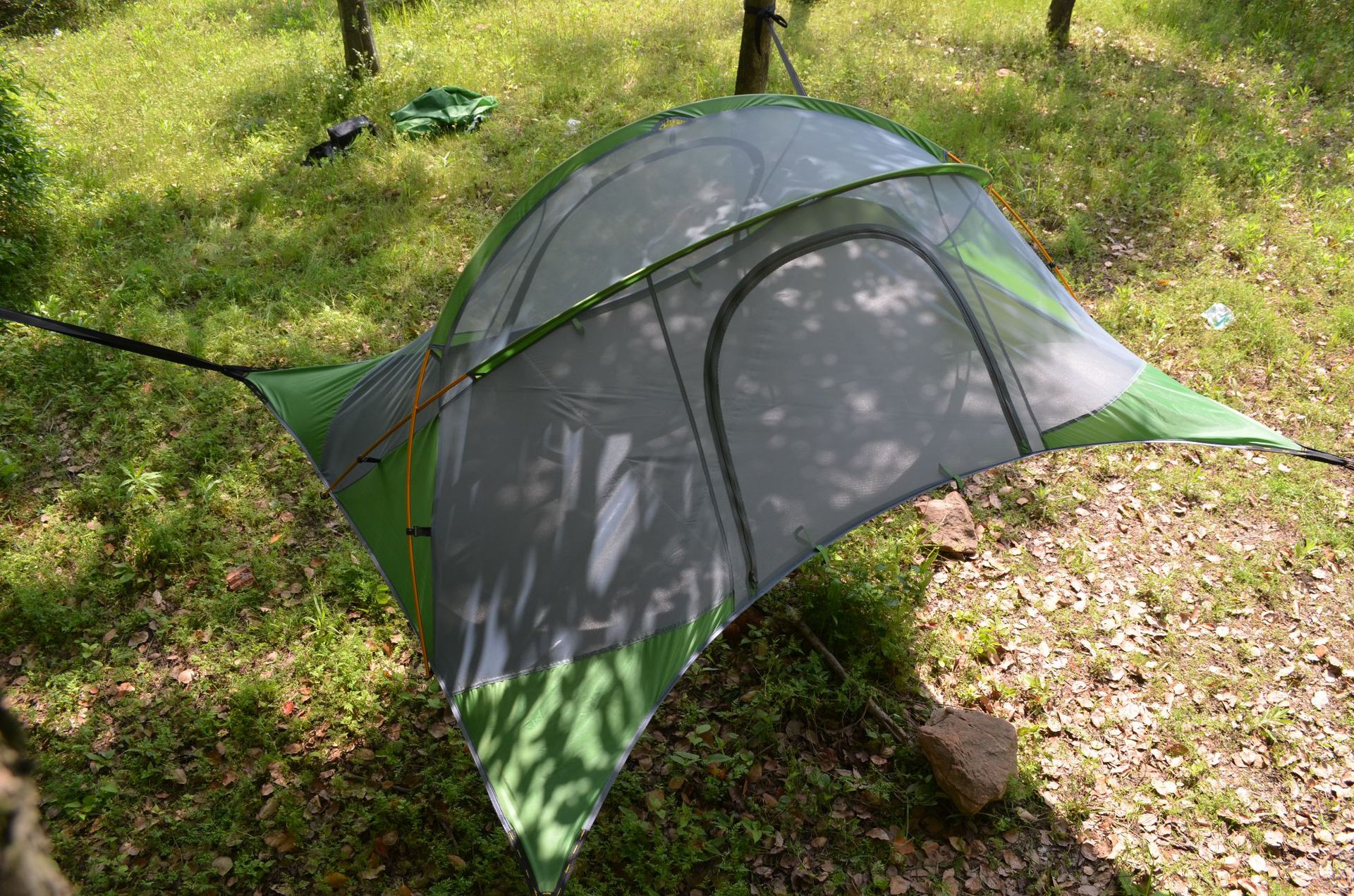 Cheap Goat Tents New Arrival 2 3 Person Aluminum Poles Double Layers Waterproof Mosquito Net Tree Dangling Hanging Camping Tent Barraca Bivvy   